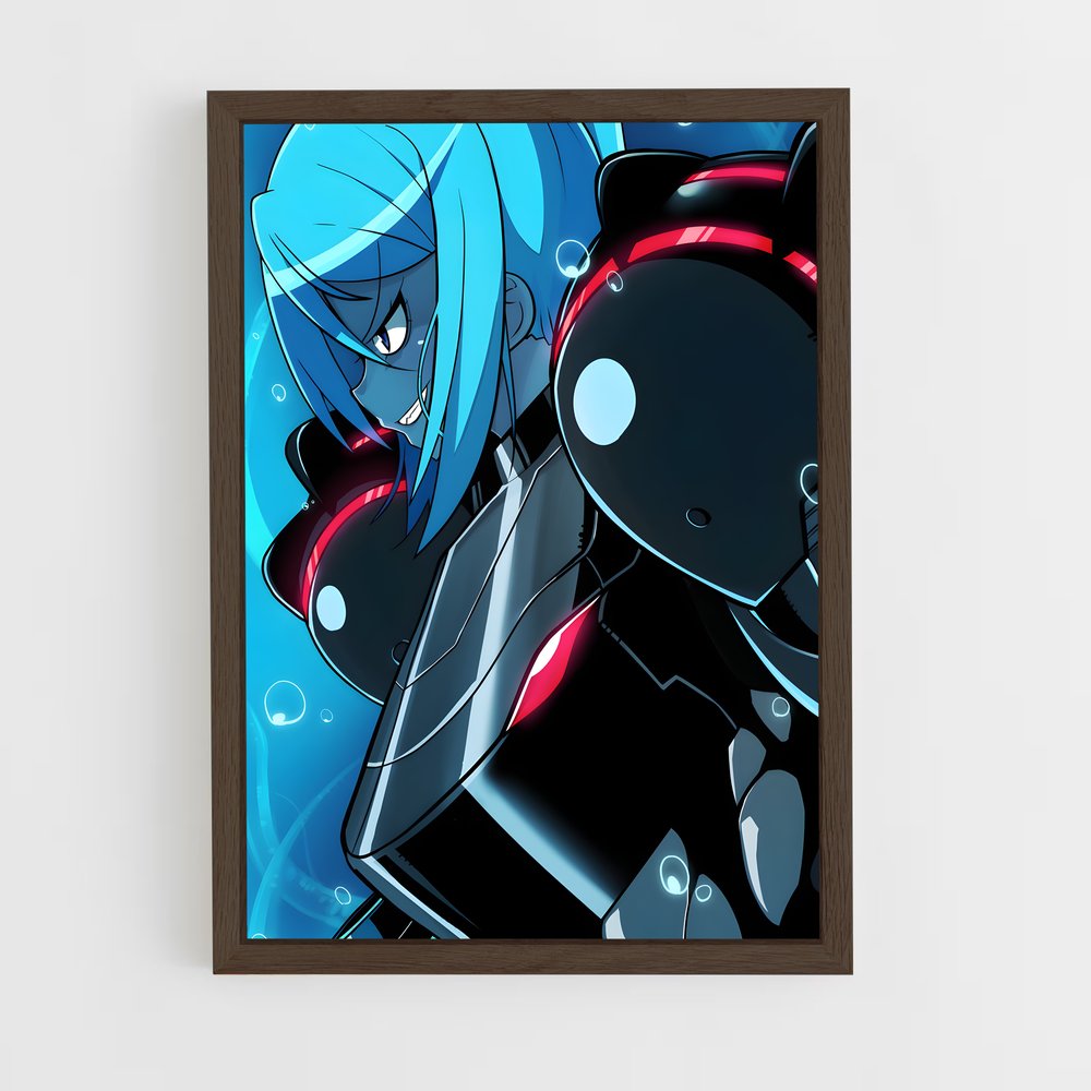 Poster Samus Noir – affiche Metroid (vue 5)
